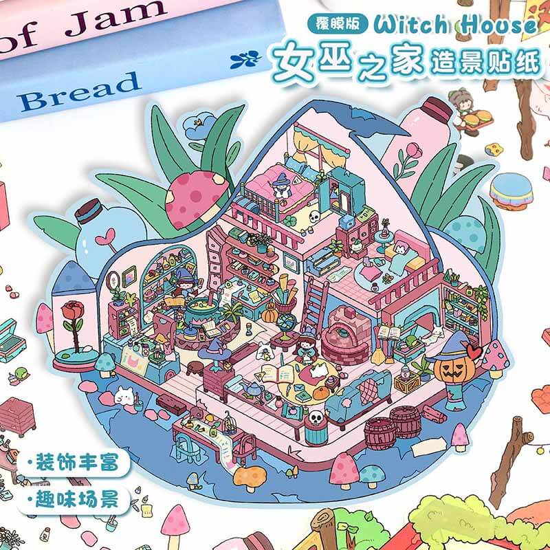 Creative Life DIY 3D Scene Stickers Lovely 2 Miniature Scenes