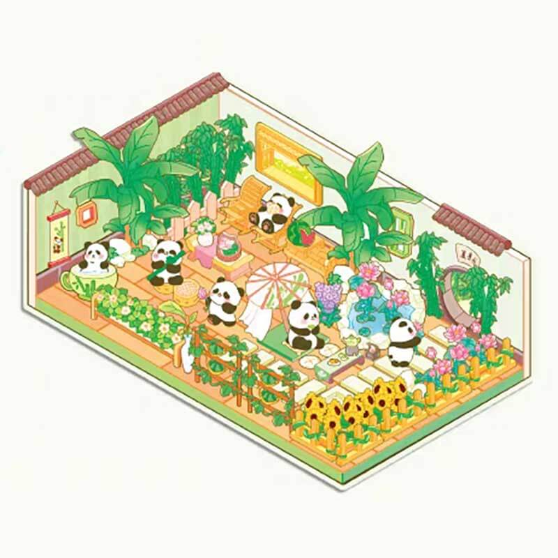 Fantasy Seasons DIY 3D Sticker Collection 4 Cute Miniature Scenes