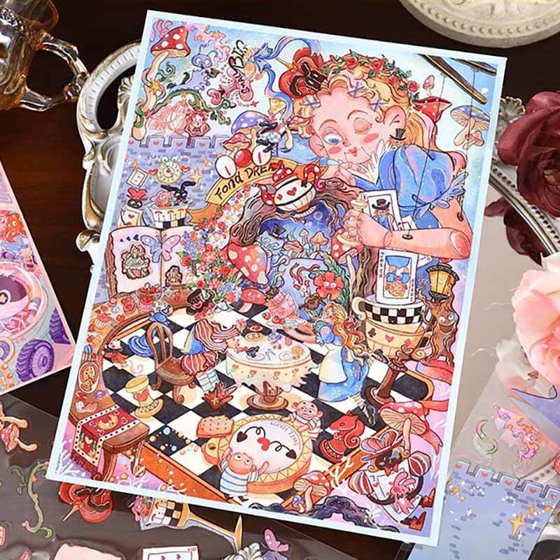 Dreamy Pet Paradise DIY 3D Scene Stickers 2 Cute Miniature Scenes