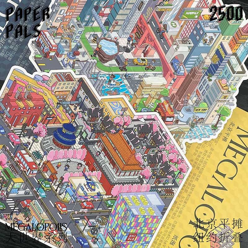 Folding Days DIY 3D Scene Stickers 2 Cute Miniature Scenes
