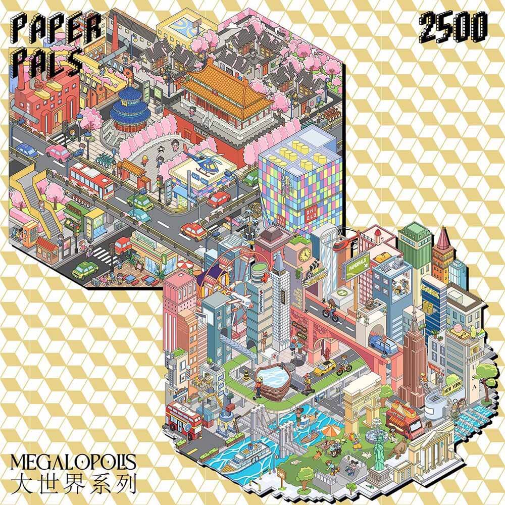 Folding Days DIY 3D Scene Stickers 2 Cute Miniature Scenes