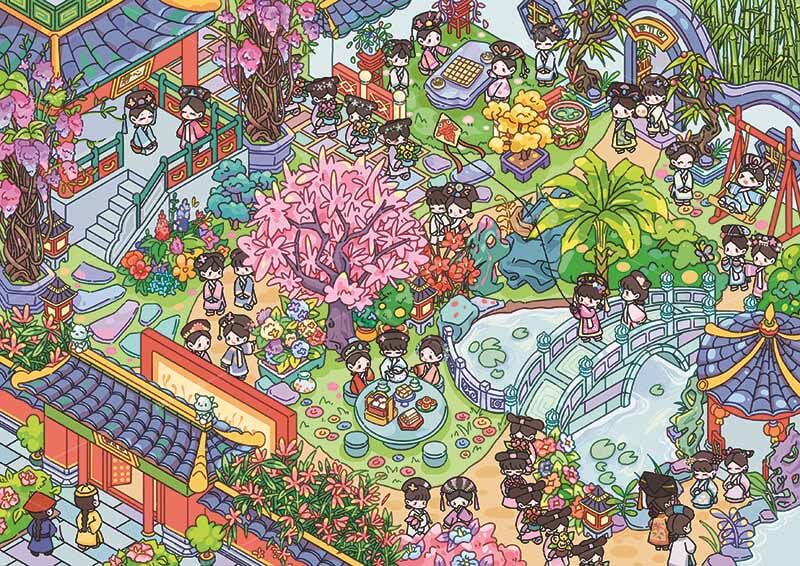 Sugar Coral Garden DIY 3D Scene Stickers 3 Cute Miniature Scenes