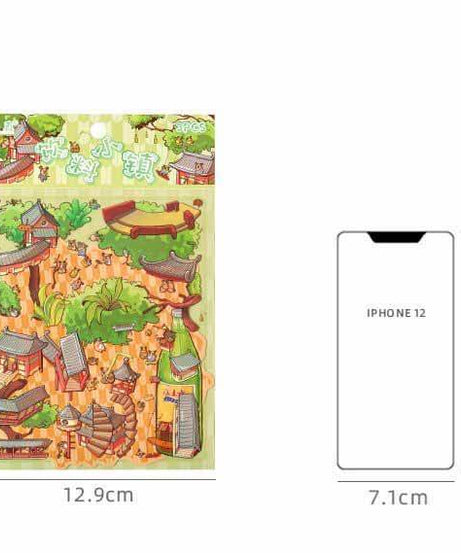 Urban Escape DIY 3D Scene Stickers 4 Lovely Miniature Scenes