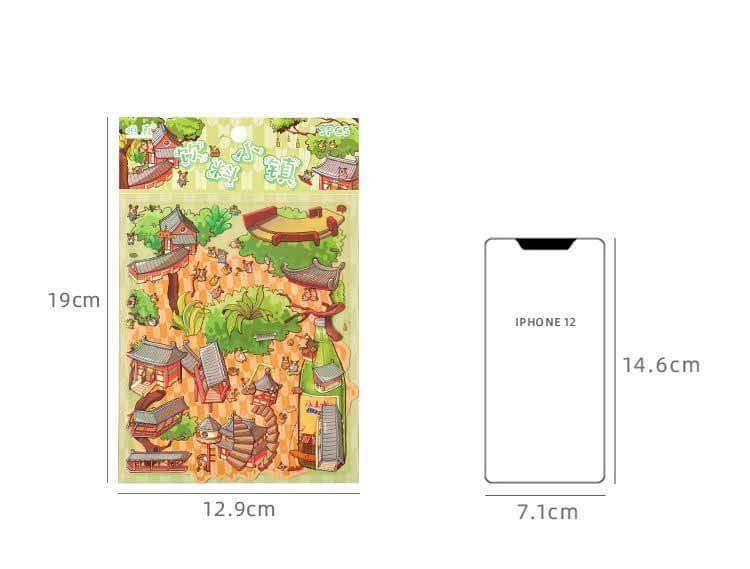 Urban Escape DIY 3D Scene Stickers 4 Lovely Miniature Scenes