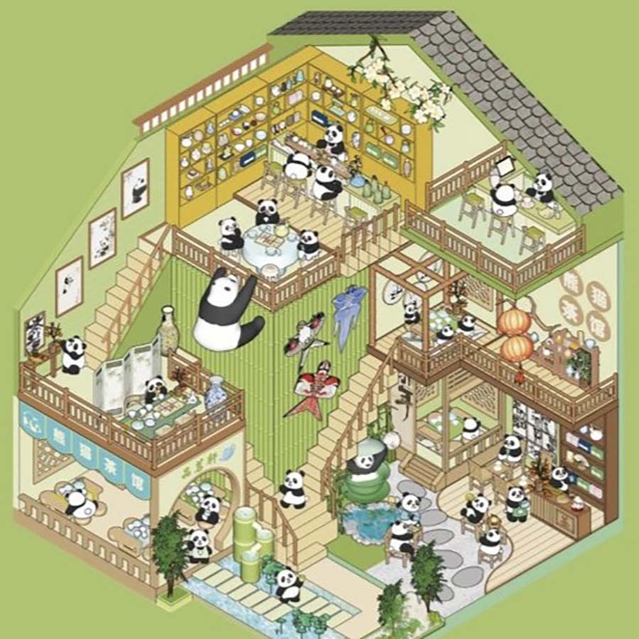 Leisure & Play DIY 3D Scene Stickers 4 Cute Miniature Scenes