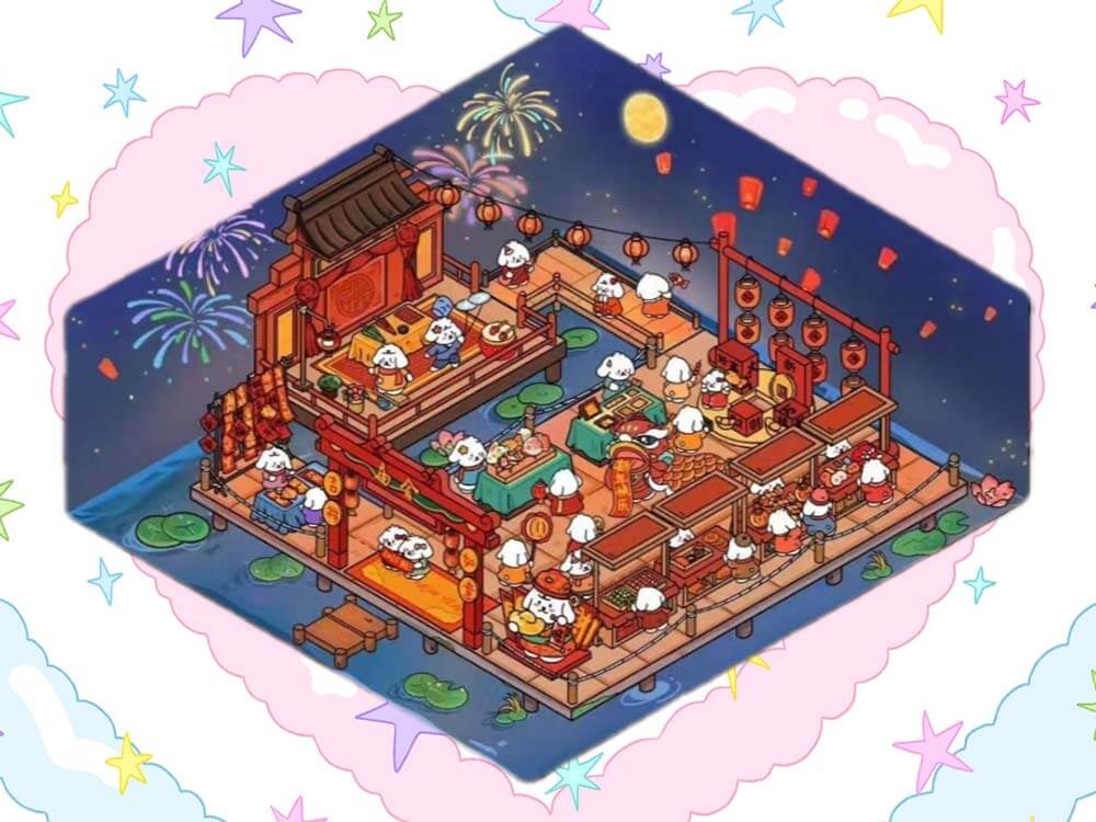 Lawn Wedding DIY 3D Scene Stickers - 4 Lovely Miniature Scenes