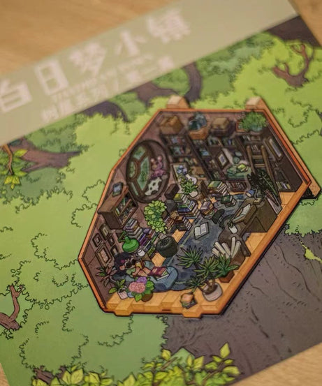 Create Dream 3D Tree House Sticker Scene DIY Miniature Scene