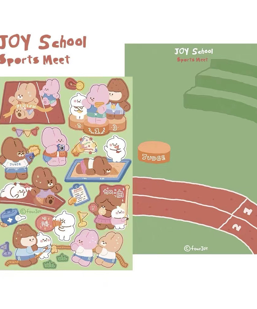 School Life Sticker Scene|Back to School|Classroom|Sport Meet