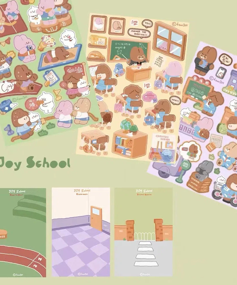 School Life Sticker Scene|Back to School|Classroom|Sport Meet