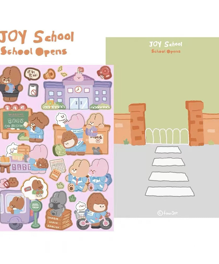 School Life Sticker Scene|Back to School|Classroom|Sport Meet