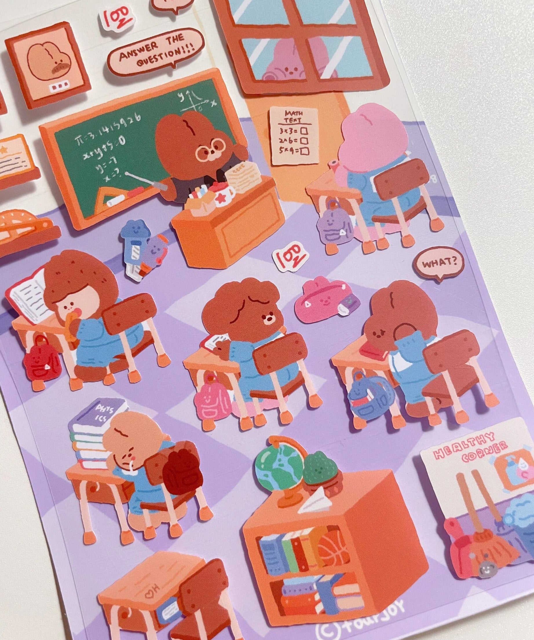 School Life Sticker Scene|Back to School|Classroom|Sport Meet