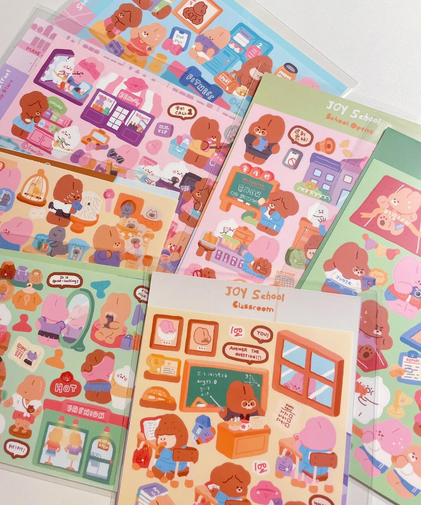 School Life Sticker Scene|Back to School|Classroom|Sport Meet