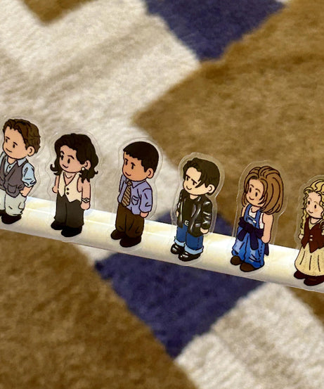 Friends Sticker Scene Create DIY Monica’s Kitchen Chandler's Living Room Central Perk