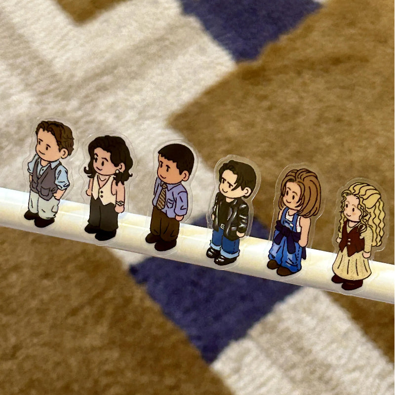 Friends Sticker Scene Create DIY Monica’s Kitchen Chandler's Living Room Central Perk