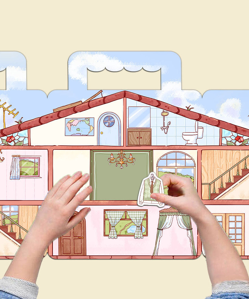 Cozy Cabin Sticker Book:Decorate your Home
