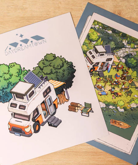 Create Tree House Dream Room Sticker Scene DIY 3D Miniature Scene