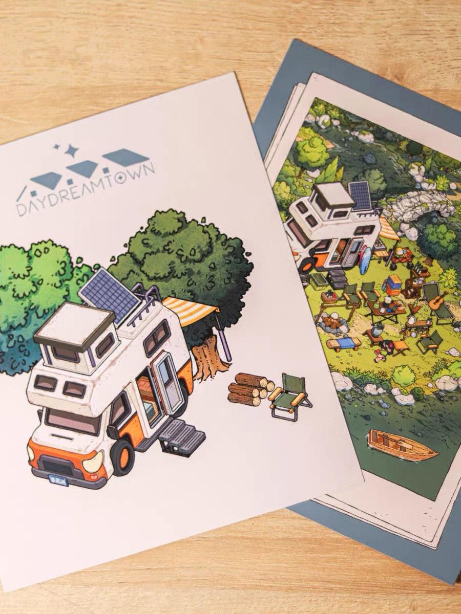 Create Tree House Dream Room Sticker Scene DIY 3D Miniature Scene
