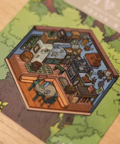 Create Dream 3D Tree House Sticker Scene DIY Miniature Scene