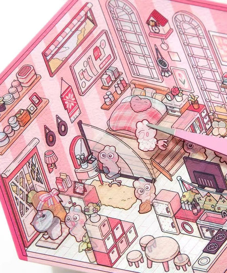 Stickers Scene, Make your Own Supermarket|Coffee Shop|Restaurant|Bookstore