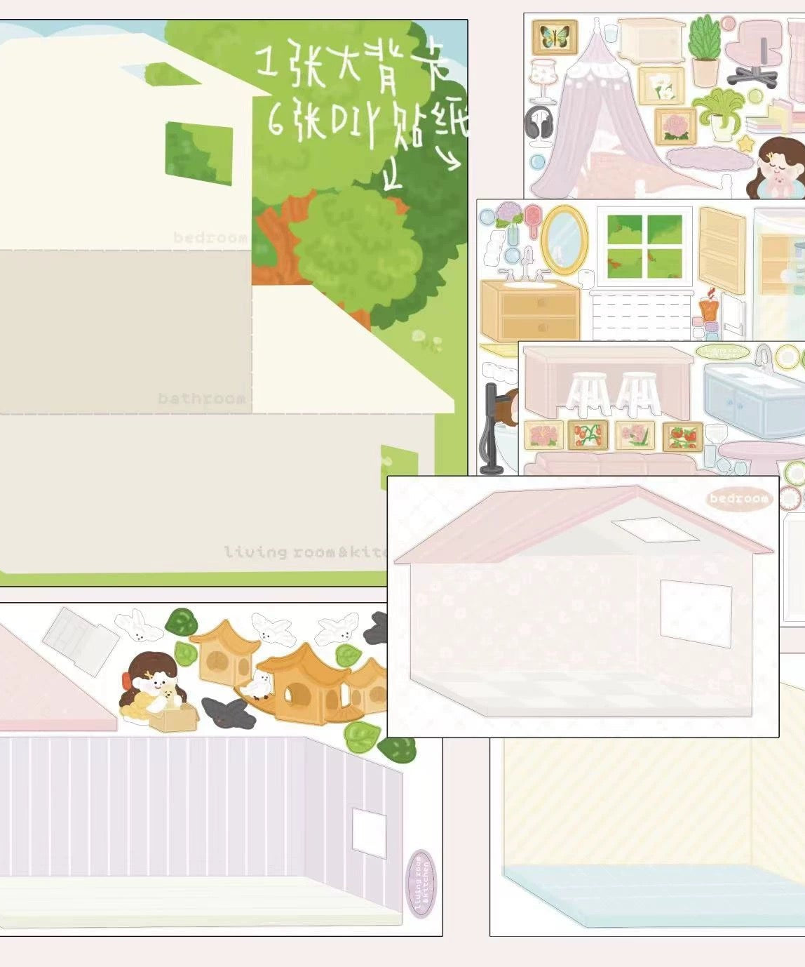 Sticker Scene: Make your Own Dream House