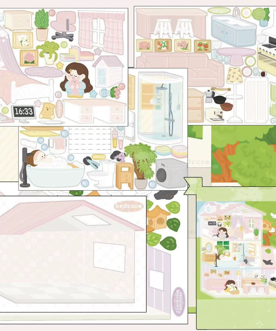 Sticker Scene: Make your Own Dream House