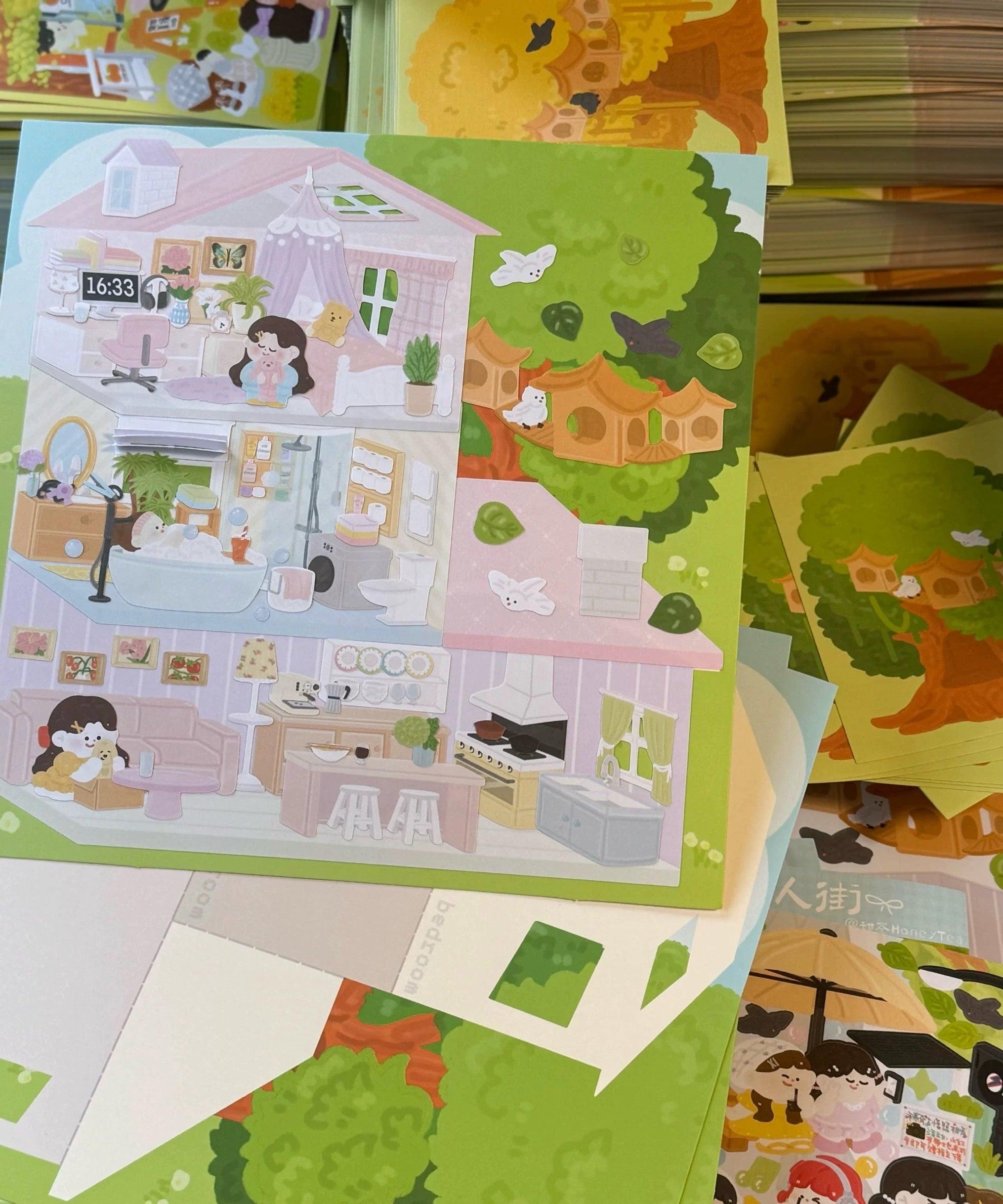Sticker Scene: Make your Own Dream House