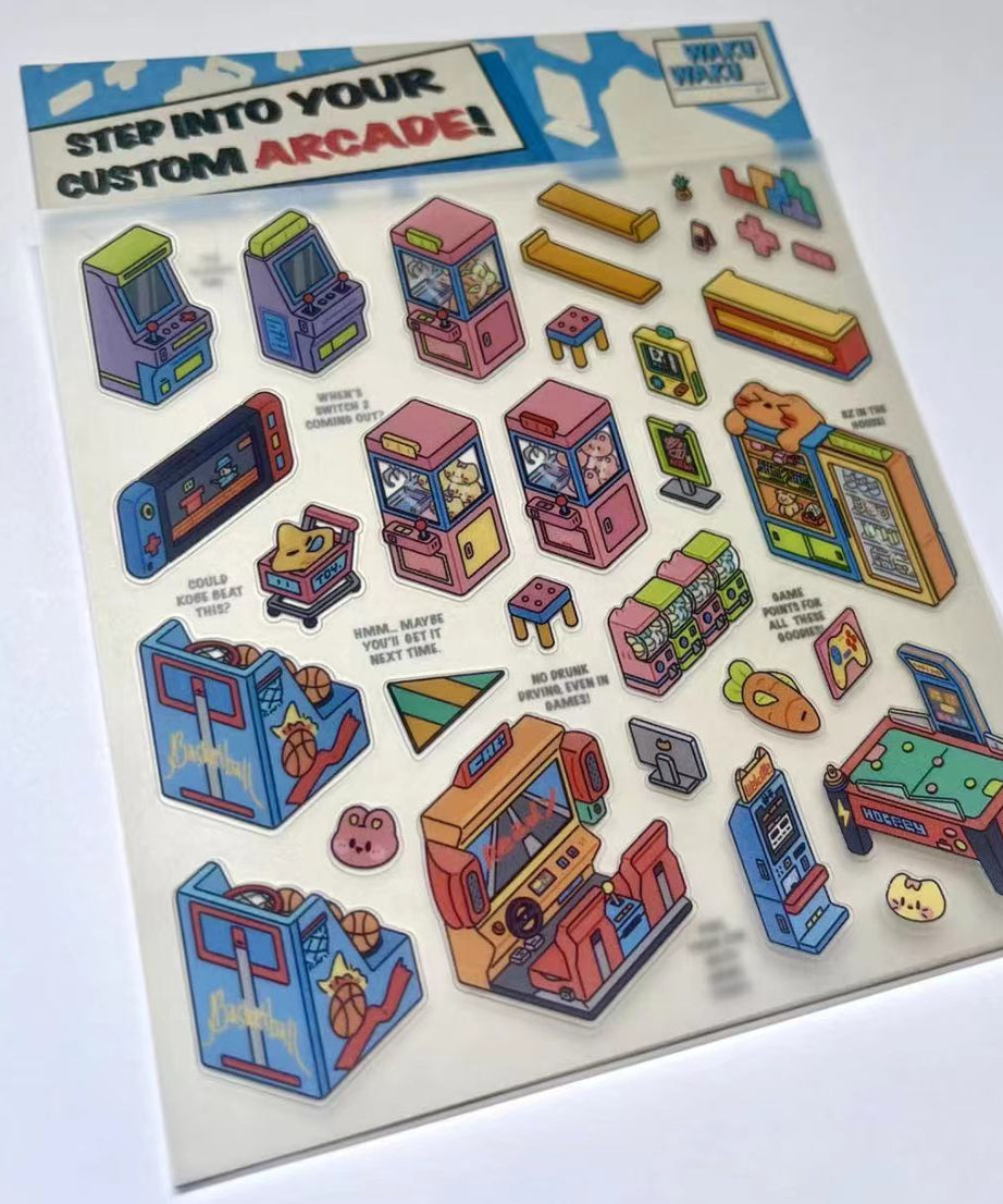 DIY 3D Scene Stickers: Make A Record Shop|Parcel Hub|Outdoor Gear Shop|Christmas House