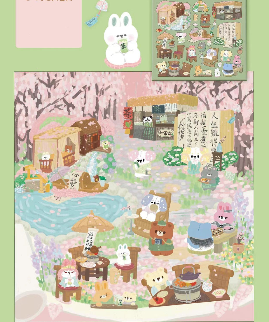 Craft Stickers for Scrapbooks, Make Your Seaside Town|Island|Workshop|Scrapbook shop