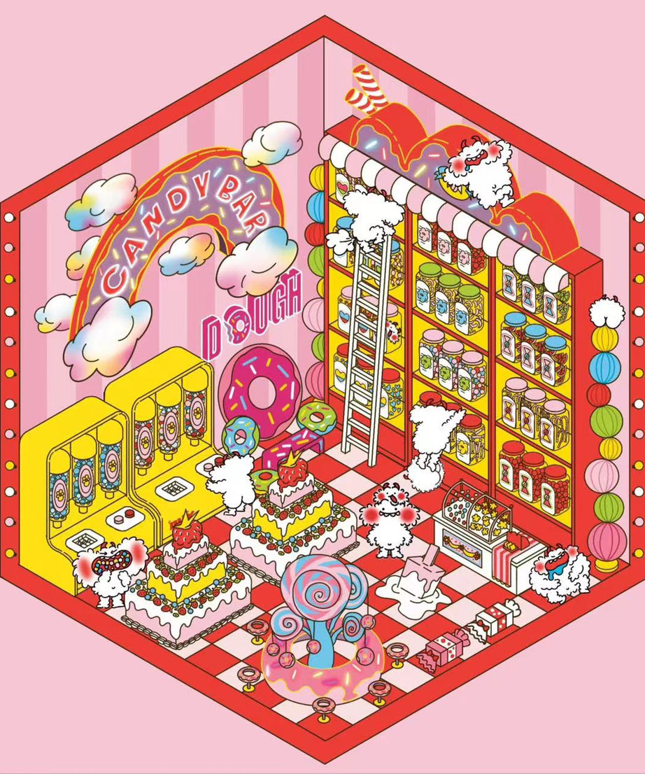 Luminous Sticker Scene:Make A Donut Shop|Christmas Party|Luminous Halloween Night|My Home|Seaside