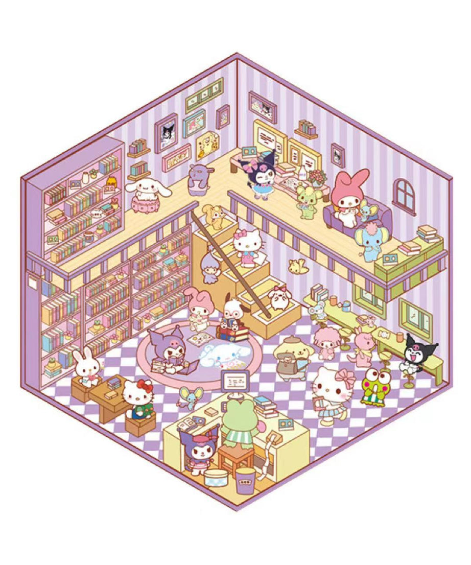 Cute Stickers Scene Kawaii Cartoon 3D Stickers