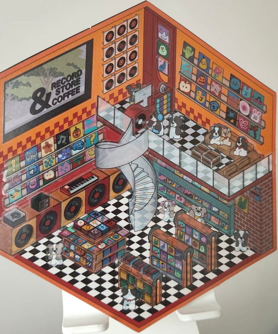Sticker Scene: DIY Picnic|Magical Library|Spring Party|Beach|Amusement Park|Record Store