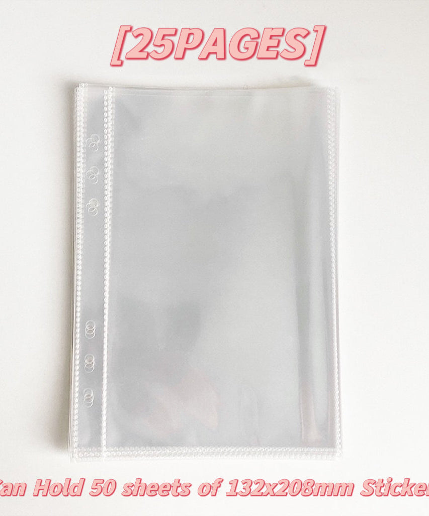 A5 Sticker storage Album,Sticker Organization Collecting Book Binder