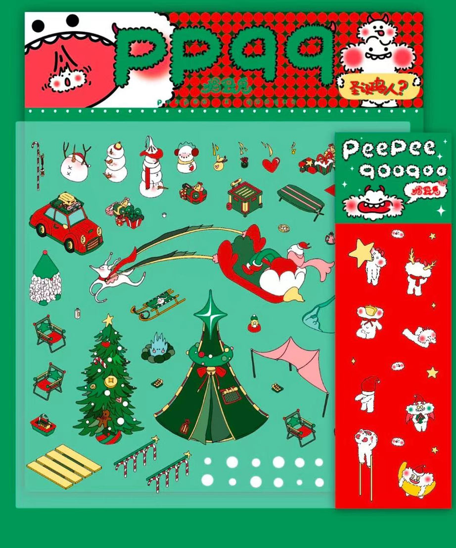 Luminous Sticker Scene:Make A Donut Shop|Christmas Party|Luminous Halloween Night|My Home|Seaside