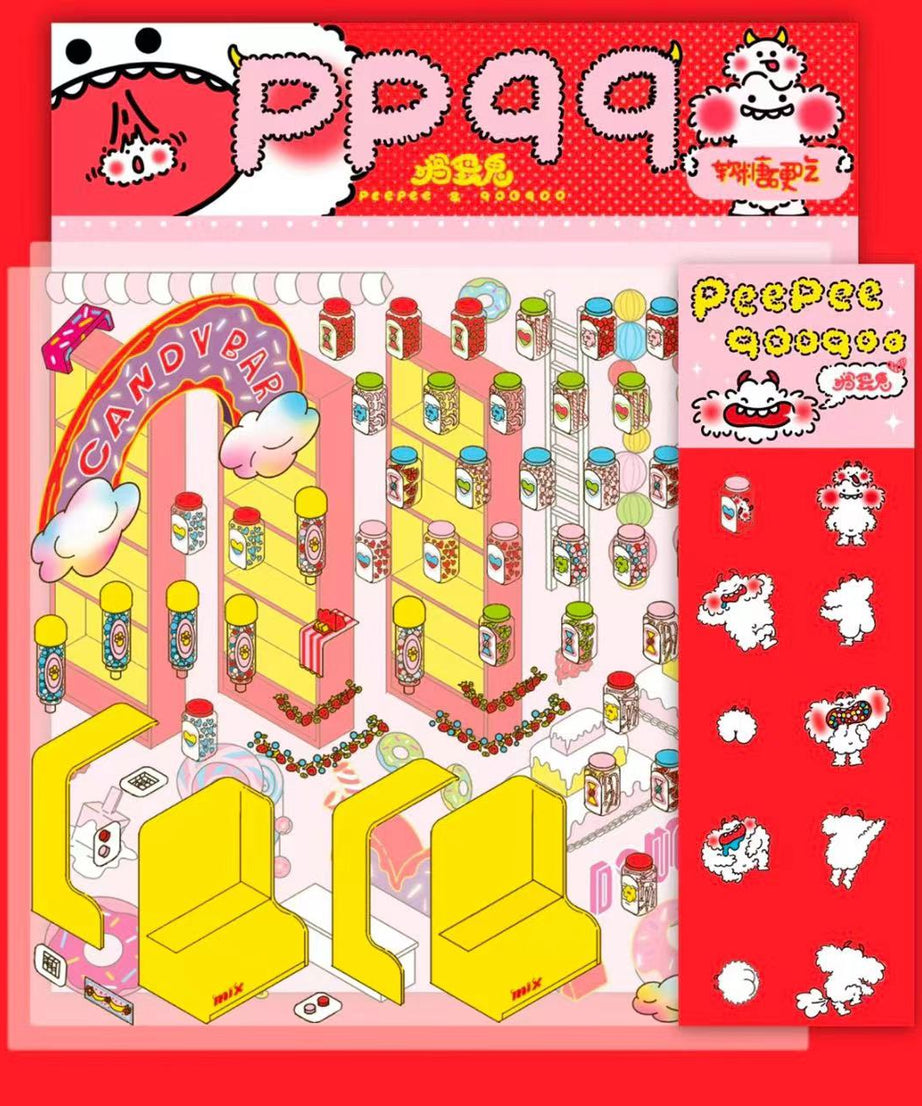 Luminous Sticker Scene:Make A Donut Shop|Christmas Party|Luminous Halloween Night|My Home|Seaside