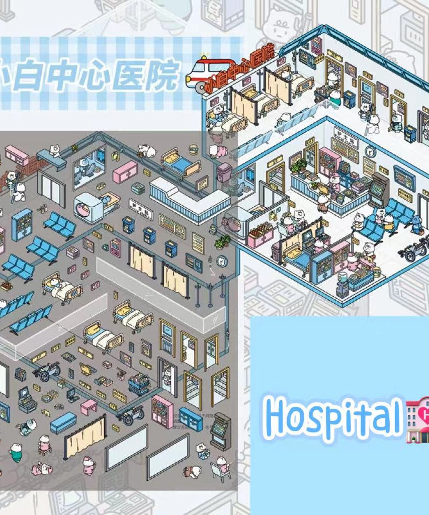 Sticker Scenes! Create DIY Bookstore|Izakaya|Sweet Cake|Burger Shop|Hotpot Restaurant