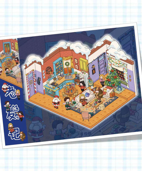Friends Sticker Scene Create DIY Monica’s Kitchen Chandler's Living Room Central Perk