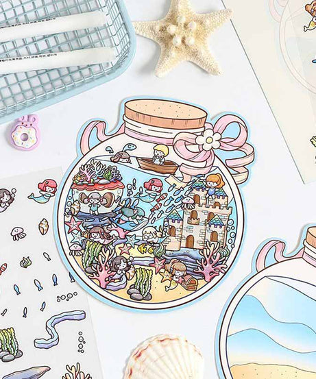 Realm of Dreams Scene Stickers - 4 Lovely Miniature Scenes