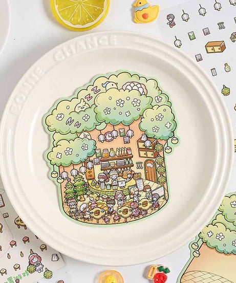 Realm of Dreams Scene Stickers - 4 Lovely Miniature Scenes