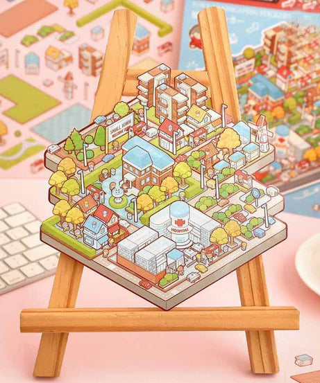 Dodo's World DIY 3D Scene Sticker  - 2 Cute Miniature Scenes