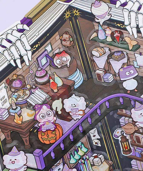 Magic Ark World DIY 3D Scene Stickers 4 Cute Miniature Scenes