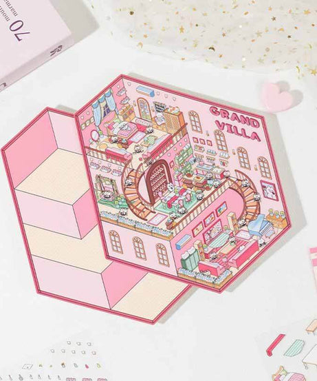Fantasy World DIY 3D Scene Stickers 4 Cute Miniature Scenes