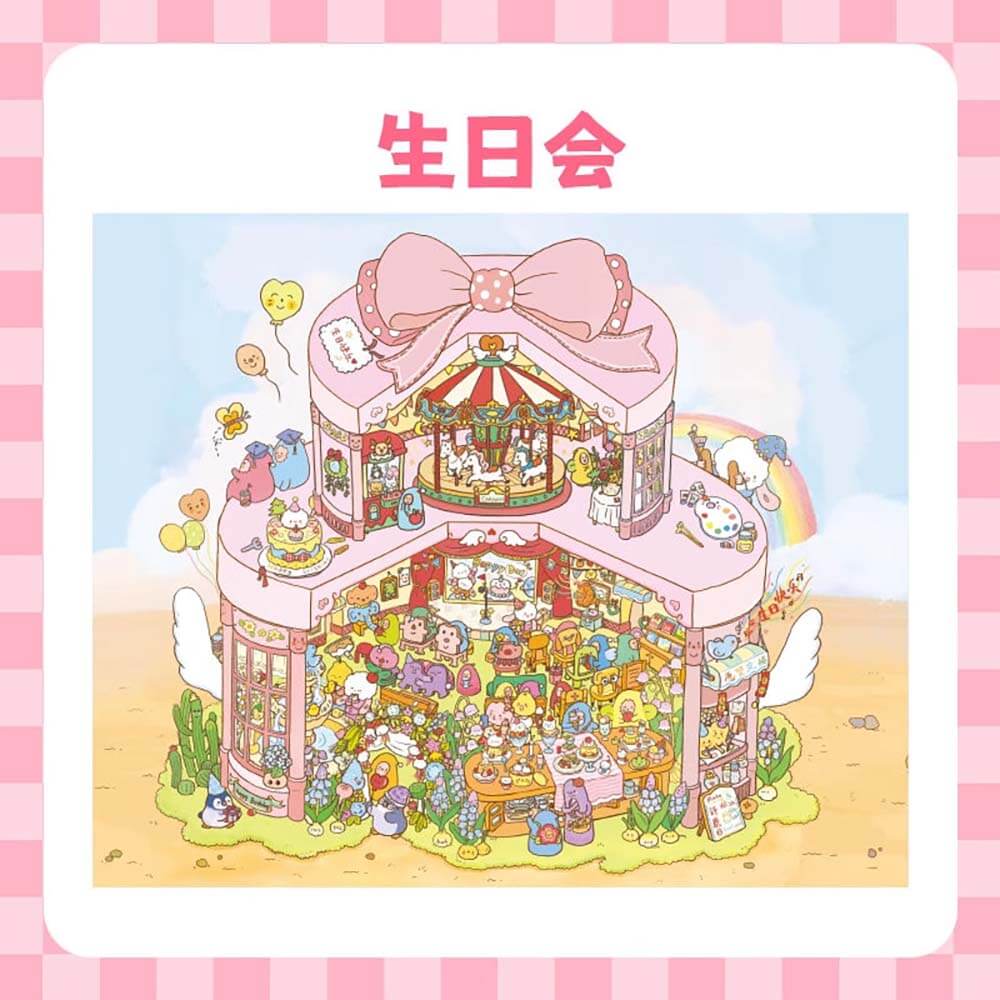 Jolly Factory DIY 3D Scene Stickers 3 Cute Miniature Scenes