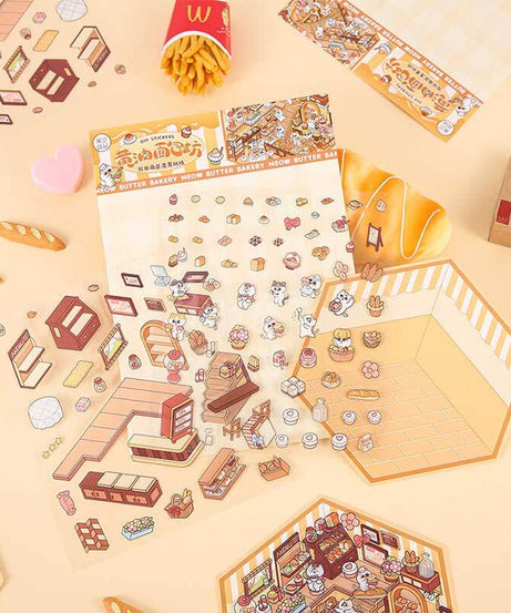 Sweet Moments DIY 3D Scene Stickers 4 Cute Miniature Scenes