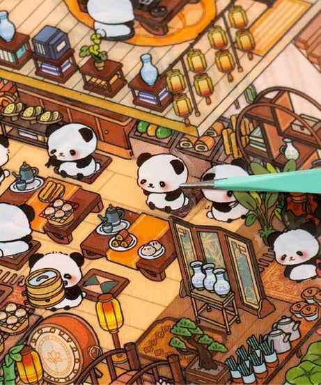 Fun House DIY 3D Scene Stickers 2 Cute Miniature Scenes