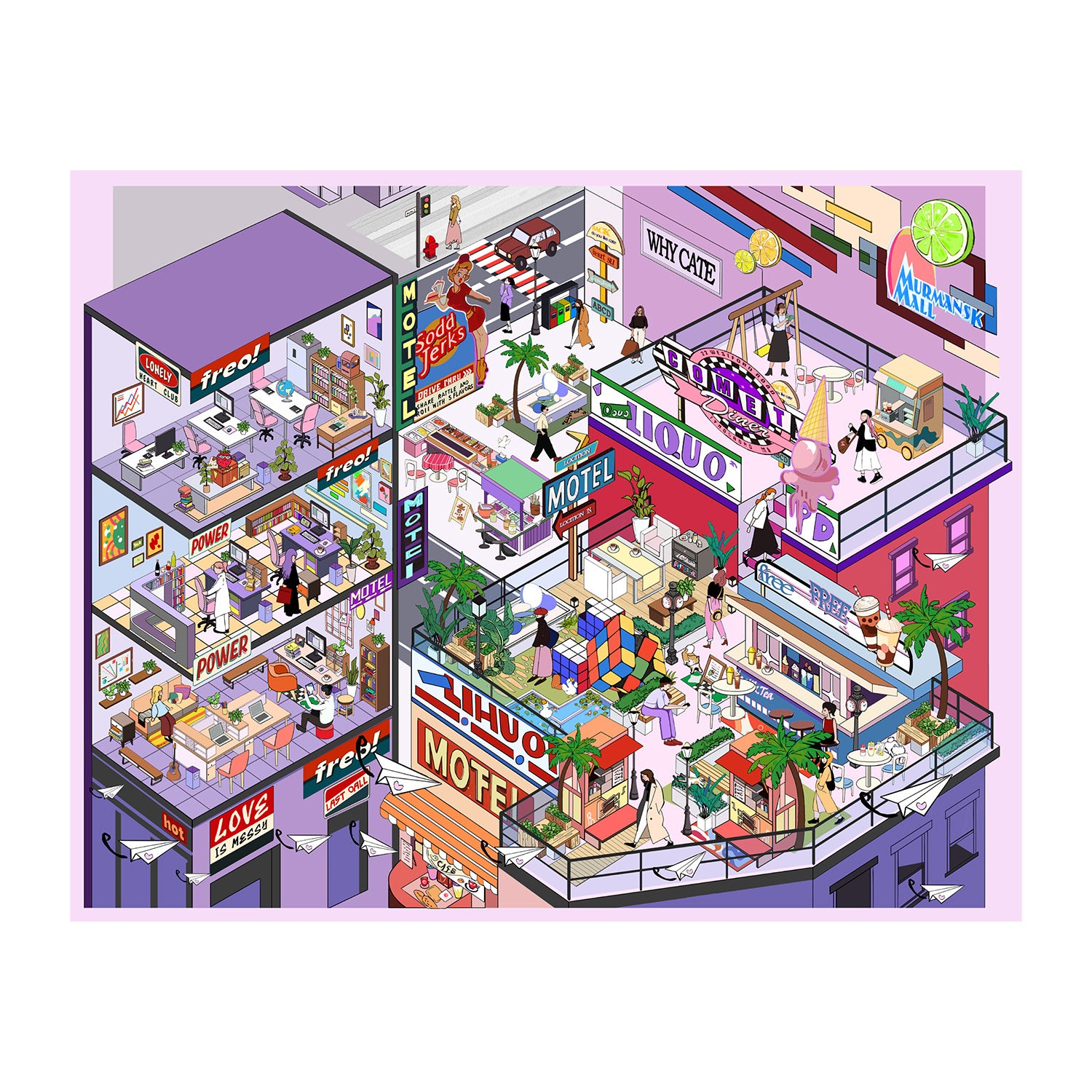 Desert Mysteries 3D Sticker Scene: Bazaar Treasures Vintage Manor Secrets