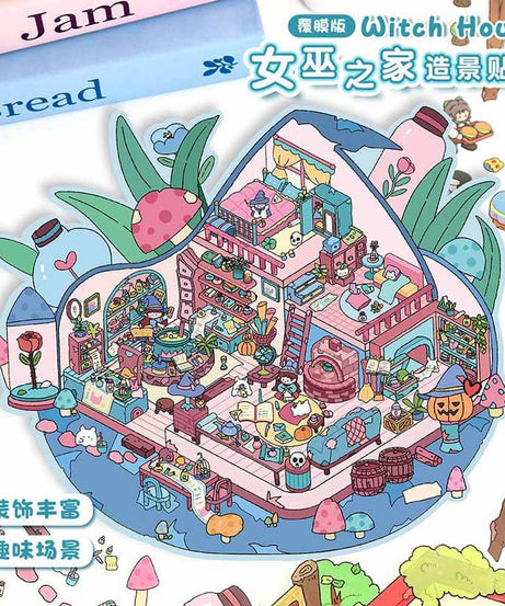 Creative Life DIY 3D Scene Stickers Lovely 2 Miniature Scenes