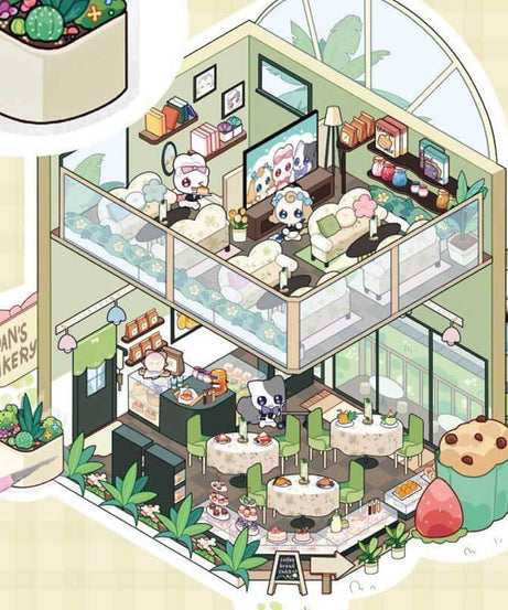 Knock & Create Tales DIY 3D Scene Stickers 4 Cute Miniature Scenes