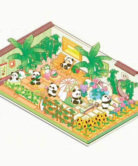 Fantasy Seasons DIY 3D Sticker Collection 4 Cute Miniature Scenes