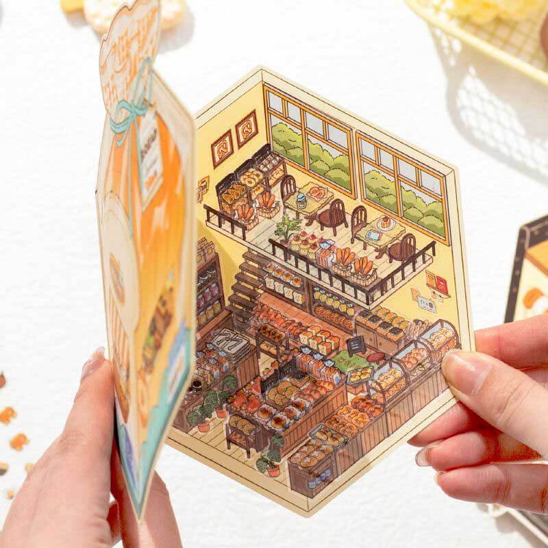 Baked Bliss DIY 3D Scene Stickers 2 Cute Miniature Scenes