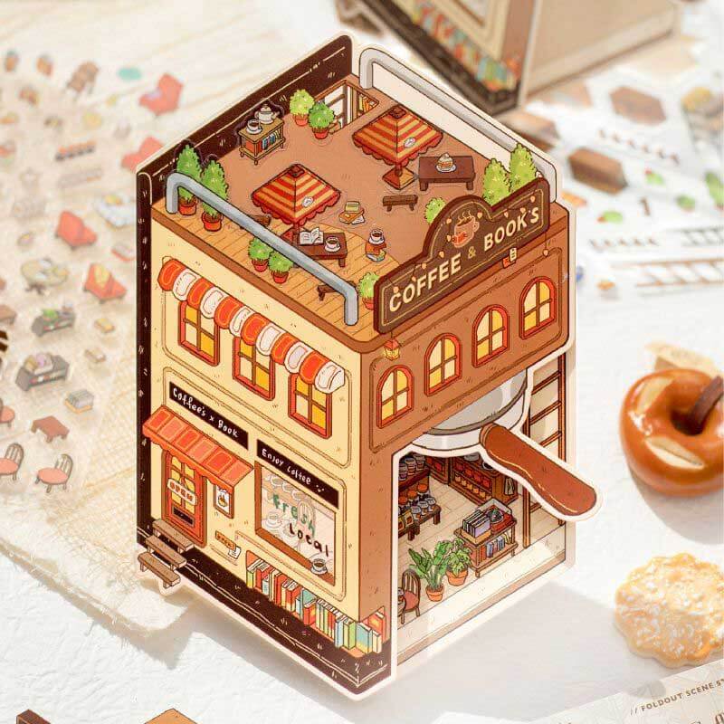 Baked Bliss DIY 3D Scene Stickers 2 Cute Miniature Scenes